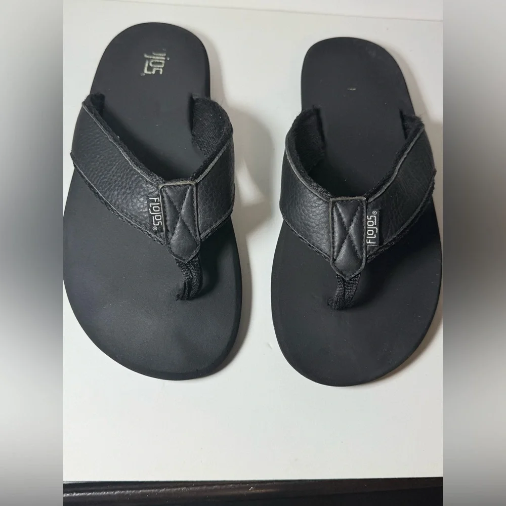 Flojos Black Men's Sandals